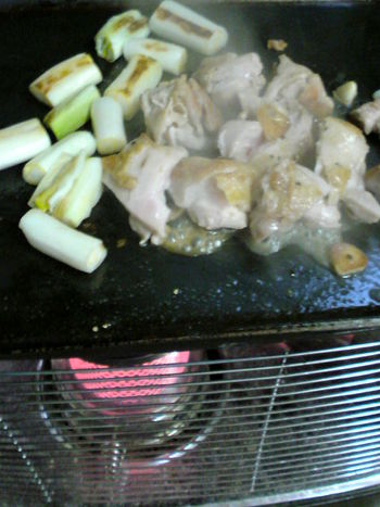 てっぱんで焼き鳥