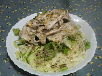 今年初の冷やし中華