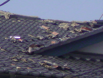 まだ余震が・・・