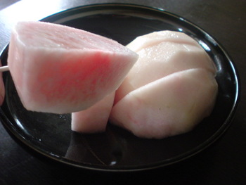 今年の初物・もも