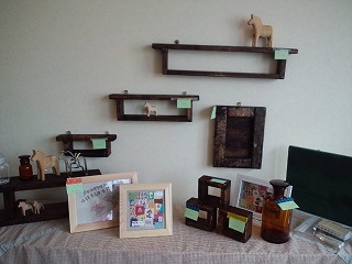 瀬田制作所さんの消しゴムハンコと木工展