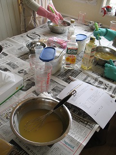 石鹸作り