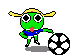 ┌|∵|┘γ○ └|∵|┐ サッカー。
