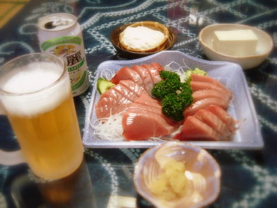 鰹と豆腐で