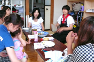 親子で野菜教室。