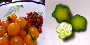 親子で野菜教室。