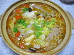 キムチ煮込みラーメン♪