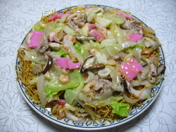 ちゃんぽんのつもりが…皿うどん^^;