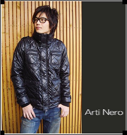 ”Arti Nero”中綿キルティングジャケット