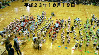 **幼稚園最後の運動会**