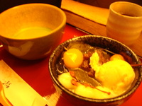 クリーム餡蜜おいしかったわ