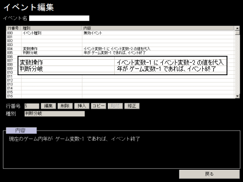 戦乱シミュメーカー 1.04 作成中、その3
