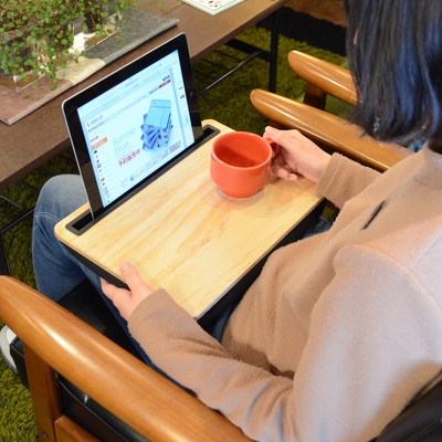 Kチェアでタブレットを使うなら。 Kチェアでタブレットを使うなら。