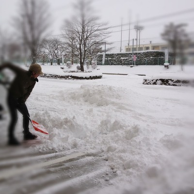雪から幸せになりましょう。