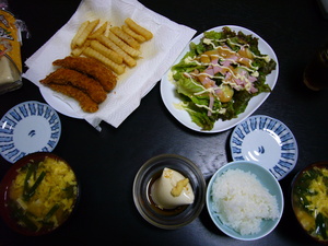 今日の夜ごはん